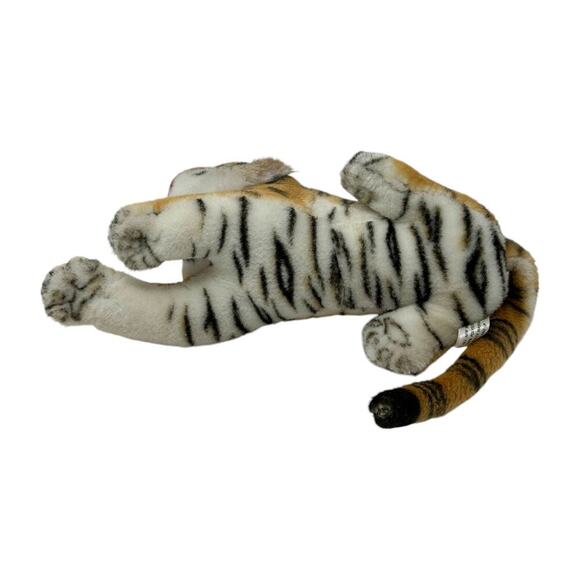 Wangpai Large Bengal Tiger Plush Toy Stuffed Animal Realistic Laying Vtg Rare - Picture 9 of 15